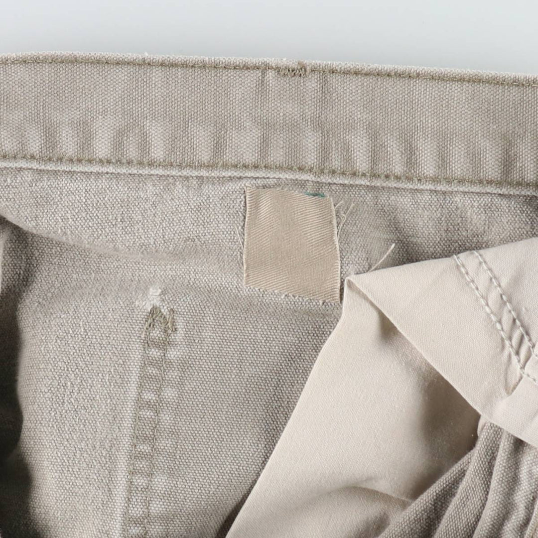 Big Size Carhartt Dungaree Fit Duck Painter Pants, Men's W41 equivalent. cotton Beige type Vintage Second Hand