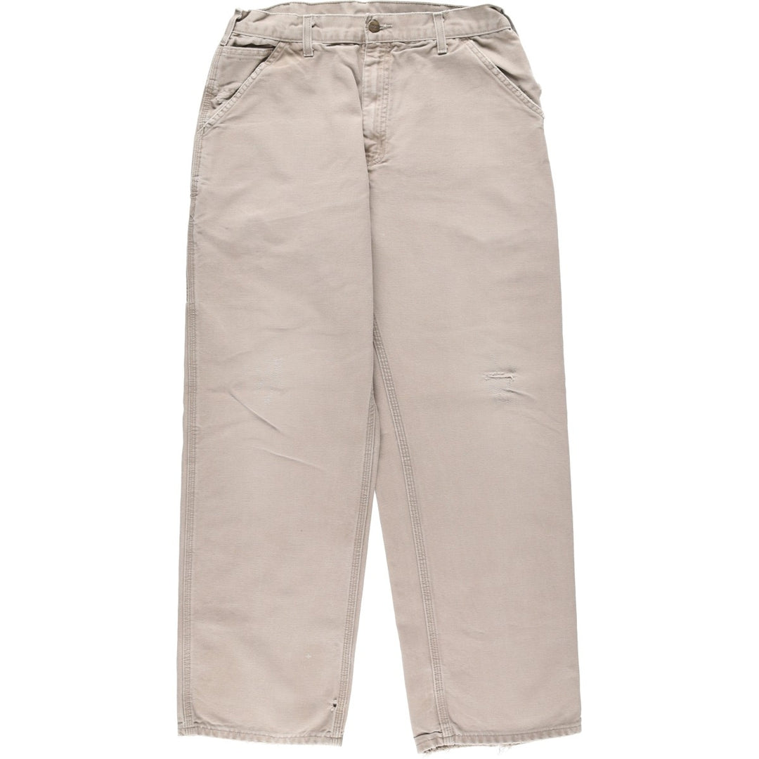 Carhartt Duck Painter Pants, Men's, W34 equivalent cotton Beige type Vintage Second Hand