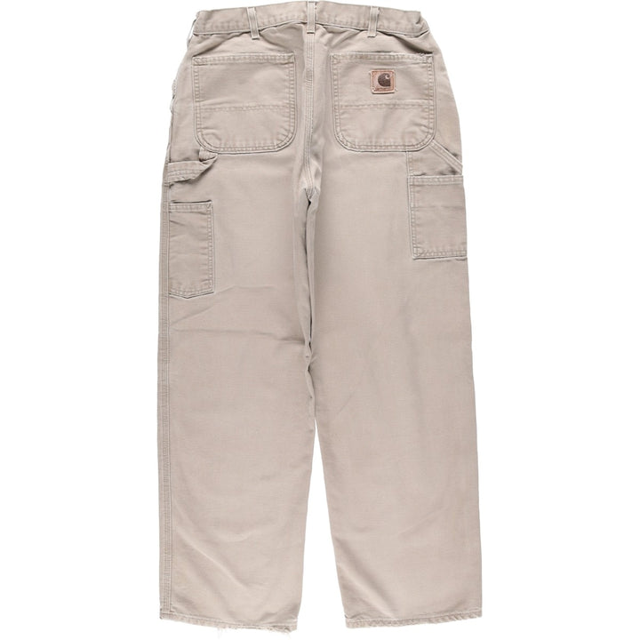 Carhartt Duck Painter Pants, Men's, W34 equivalent cotton Beige type Vintage Second Hand