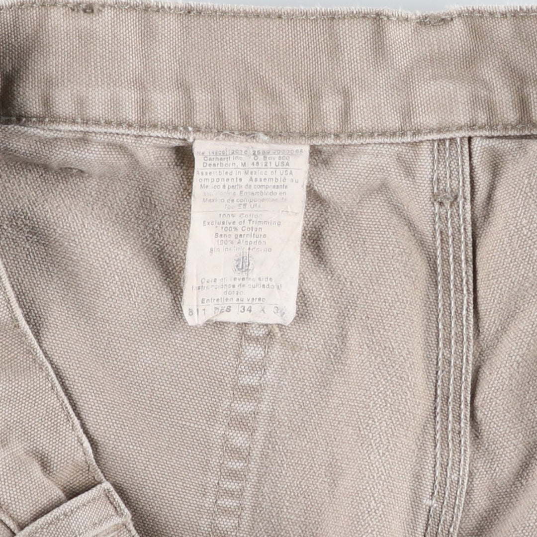 Carhartt Duck Painter Pants, Men's, W34 equivalent cotton Beige type Vintage Second Hand