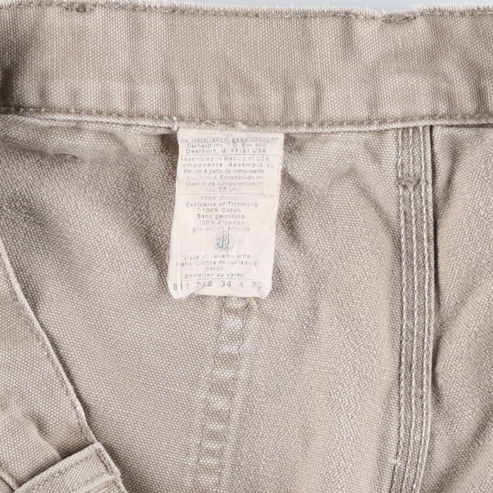 Carhartt Duck Painter Pants, Men's, W34 equivalent cotton Beige type Vintage Second Hand