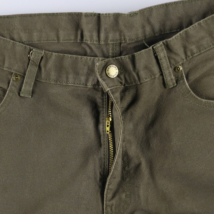 Dickies Duck Painter Pants Men's W34 equivalent cotton Khaki type Vintage Second Hand