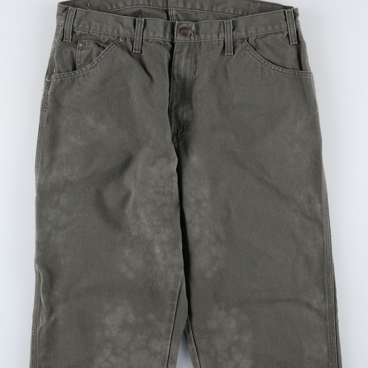 Dickies Duck Painter Pants Men's W36 cotton Khaki type Vintage Second Hand