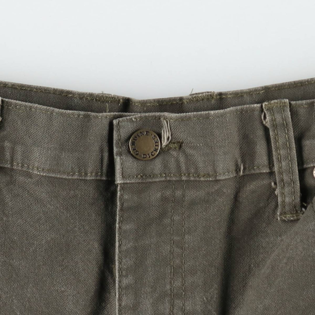 Dickies Duck Painter Pants Men's W35 equivalent cotton Khaki type Vintage Second Hand