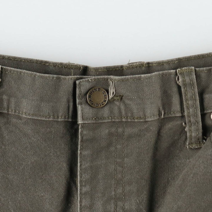 Dickies Duck Painter Pants Men's W35 equivalent cotton Khaki type Vintage Second Hand
