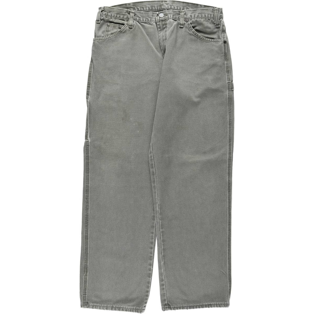 Dickies Relaxed Fit Duck Painter Pants, Men's, Size W33 unclear Khaki type Vintage Second Hand