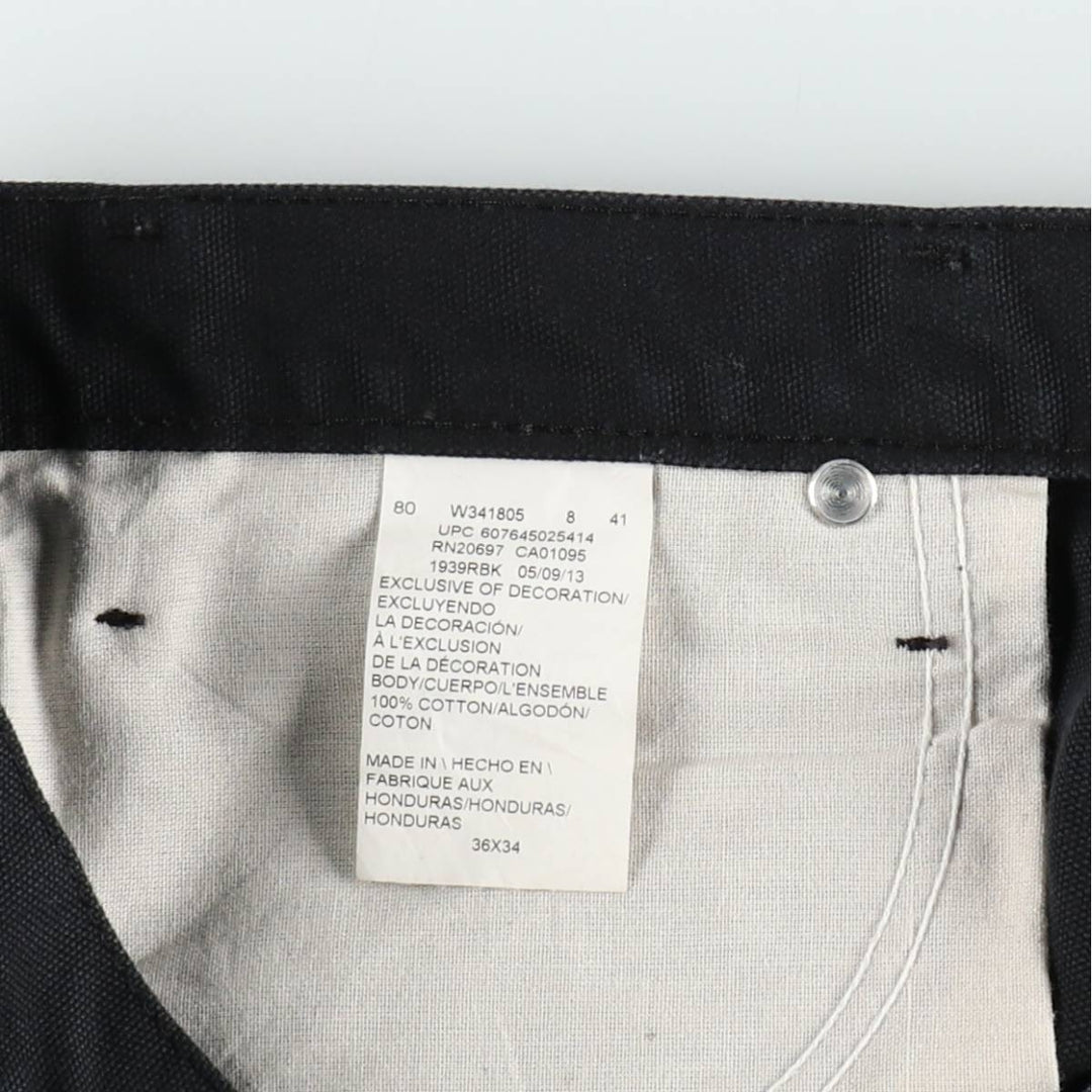 Dickies Duck Painter Pants Men's W36 cotton black type Vintage Second Hand
