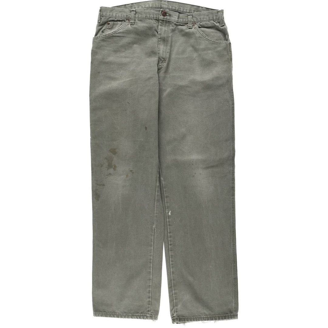 Dickies Duck Painter Pants Men's W37 cotton Khaki type Vintage Second Hand