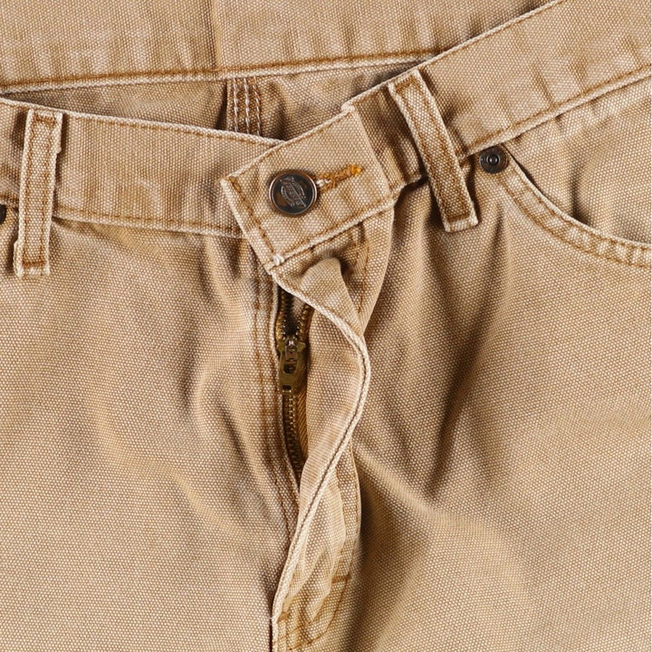 2000s- Dickies Regular Fit Duck Painter Pants, Men's W33 (approx.) cotton Beige type Vintage Second Hand