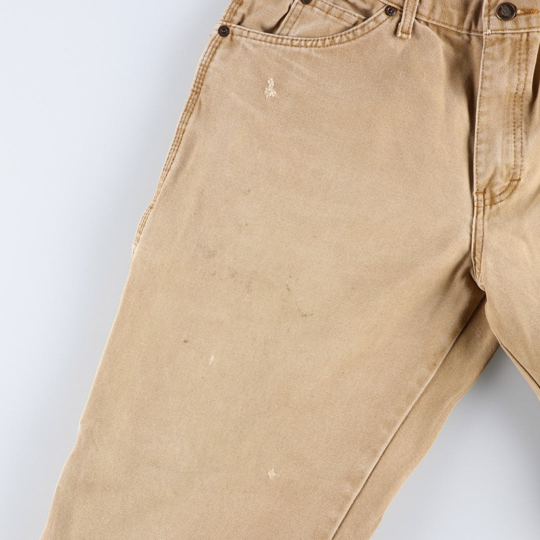 2000s- Dickies Regular Fit Duck Painter Pants, Men's W33 (approx.) cotton Beige type Vintage Second Hand