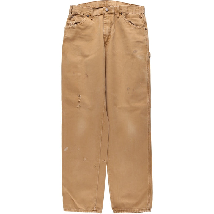 Dickies Duck Painter Pants Men's W32 equivalent cotton beige type brown Vintage Second Hand