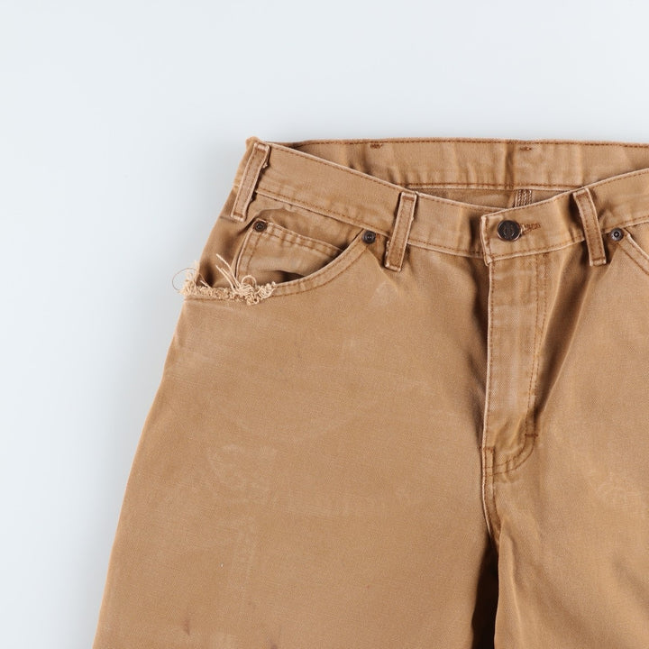 Dickies Duck Painter Pants Men's W32 equivalent cotton beige type brown Vintage Second Hand