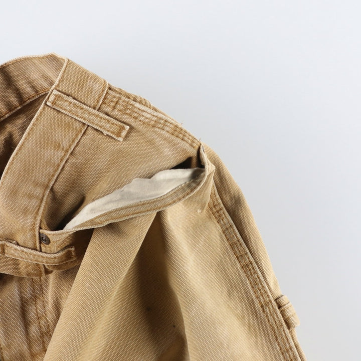 2000s- Dickies Regular Fit Duck Painter Pants, Men's W38 equivalent. cotton beige type brown Vintage Second Hand
