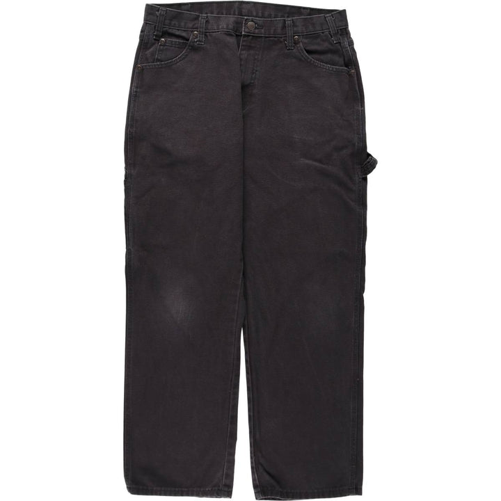 Dickies Duck Painter Pants Men's W34 equivalent cotton black type Vintage Second Hand