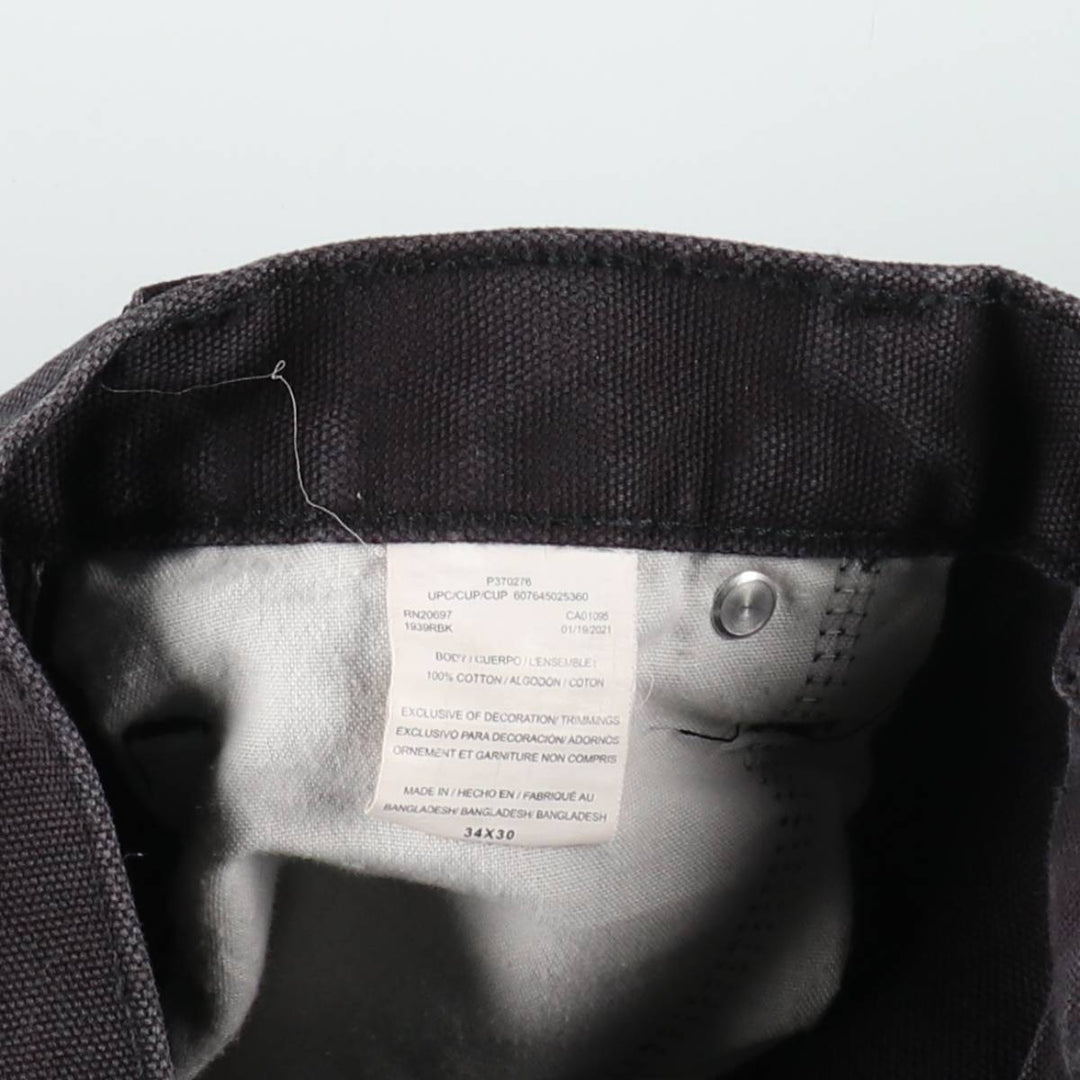 Dickies Duck Painter Pants Men's W34 equivalent cotton black type Vintage Second Hand