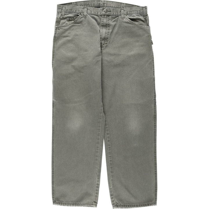 Dickies Duck Painter Pants Men's W37 cotton Khaki type Vintage Second Hand