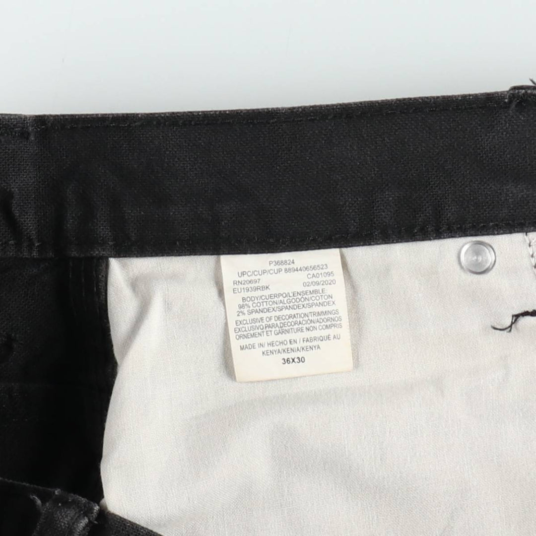 Dickies Duck Painter Pants Men's W37 cotton black type Vintage Second Hand
