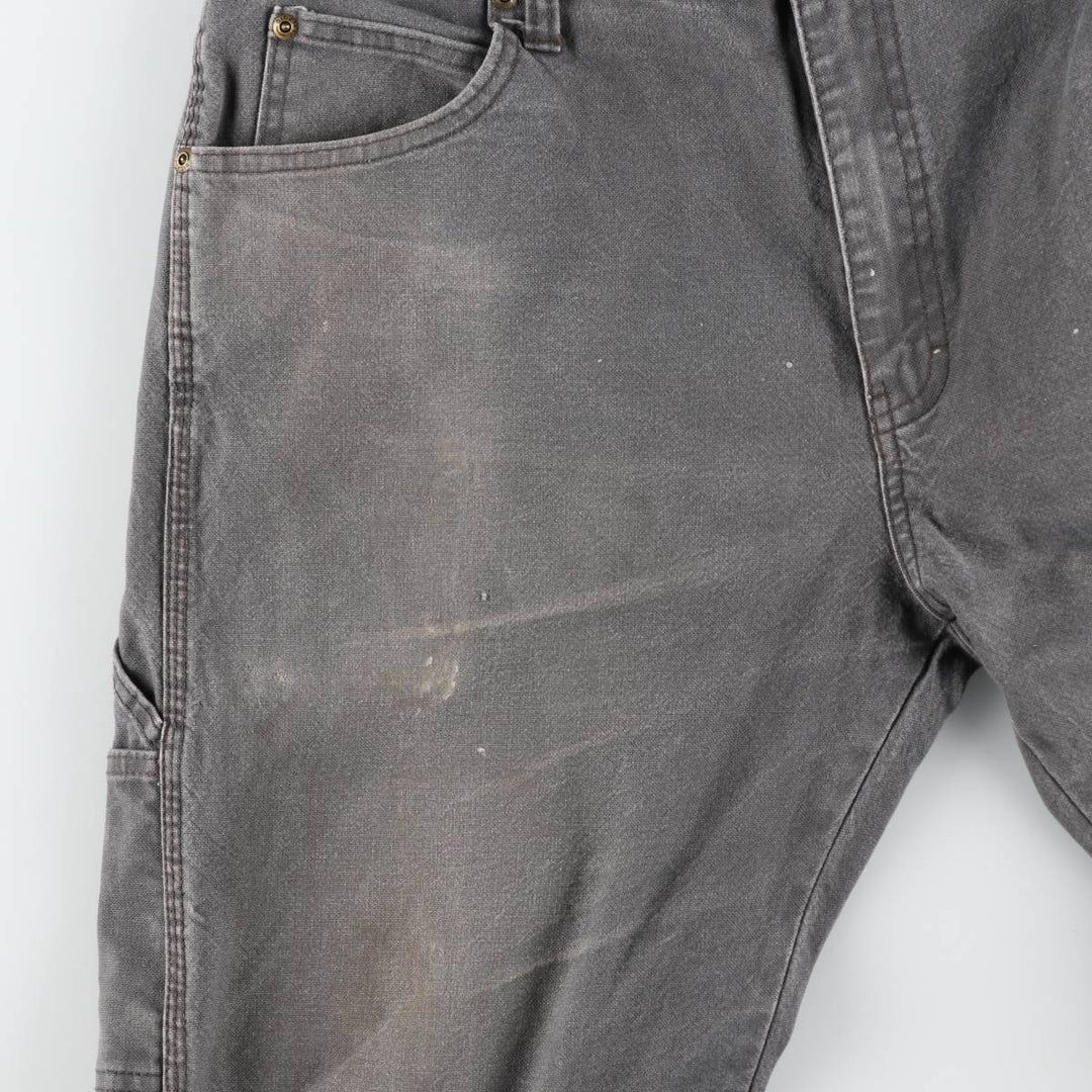 Dickies plain duck canvas painter pants, men's size W37 (approx.) cotton gray type Vintage Second Hand