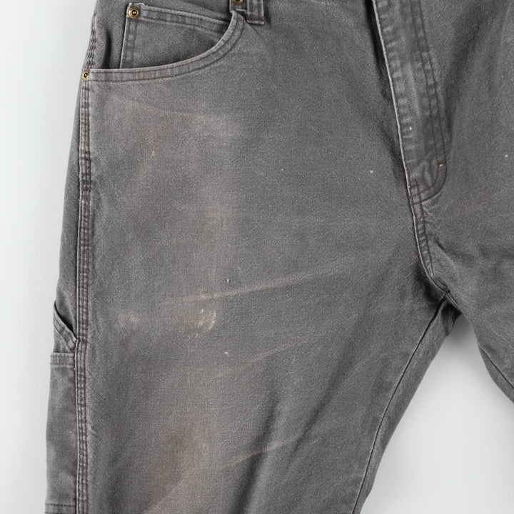 Dickies plain duck canvas painter pants, men's size W37 (approx.) cotton gray type Vintage Second Hand