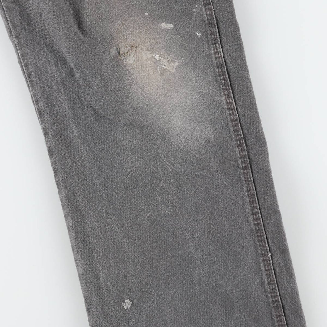 Dickies plain duck canvas painter pants, men's size W37 (approx.) cotton gray type Vintage Second Hand