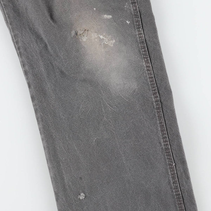 Dickies plain duck canvas painter pants, men's size W37 (approx.) cotton gray type Vintage Second Hand