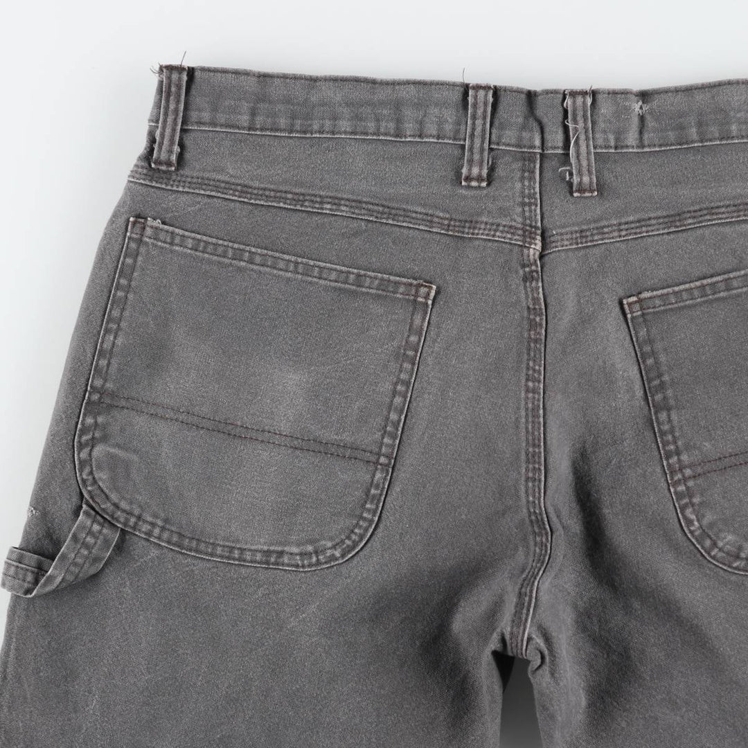 Dickies plain duck canvas painter pants, men's size W37 (approx.) cotton gray type Vintage Second Hand