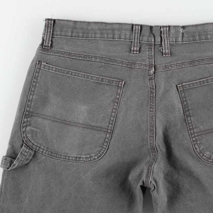 Dickies plain duck canvas painter pants, men's size W37 (approx.) cotton gray type Vintage Second Hand