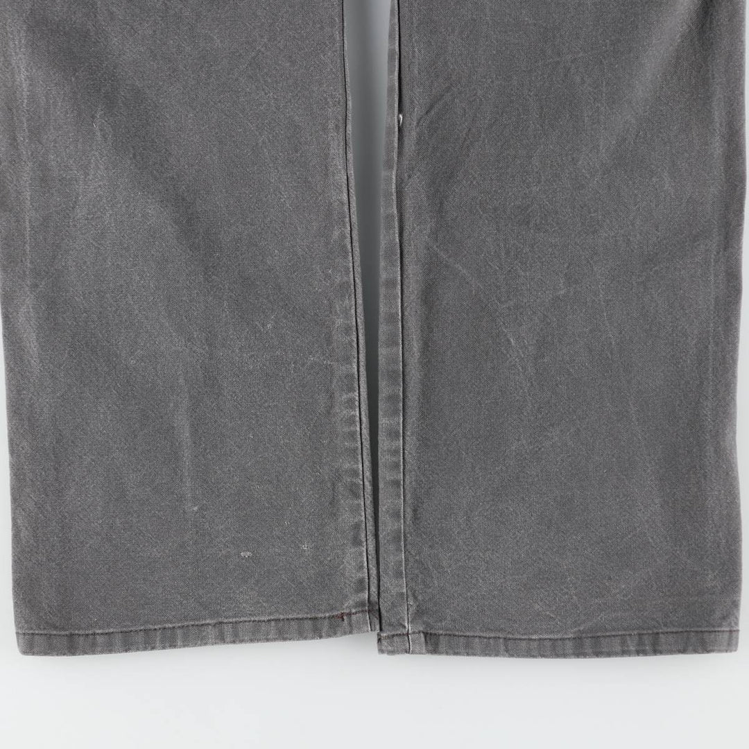 Dickies plain duck canvas painter pants, men's size W37 (approx.) cotton gray type Vintage Second Hand