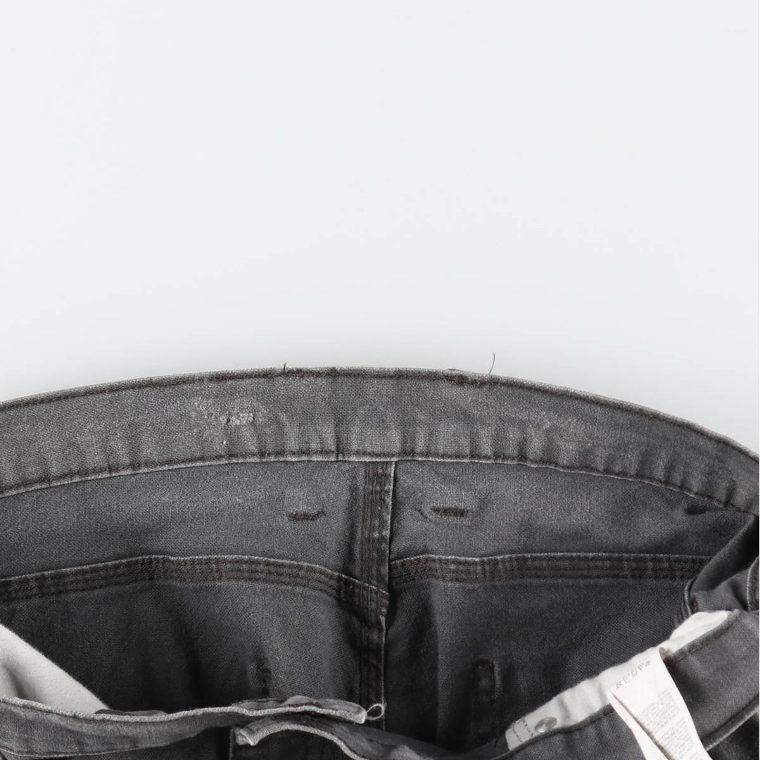 Dickies plain duck canvas painter pants, men's size W37 (approx.) cotton gray type Vintage Second Hand