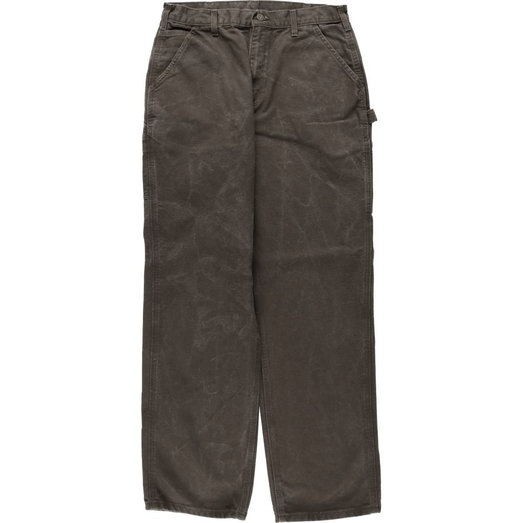 Carhartt Dungaree Fit Duck Painter Pants, Men's, W32 equivalent cotton brown type Vintage Second Hand