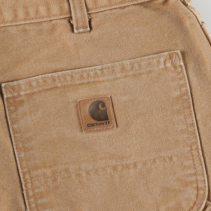 Carhartt Original Dungaree Fit Duck Painter Pants, Men's, Size 34 cotton beige type brown Vintage Second Hand