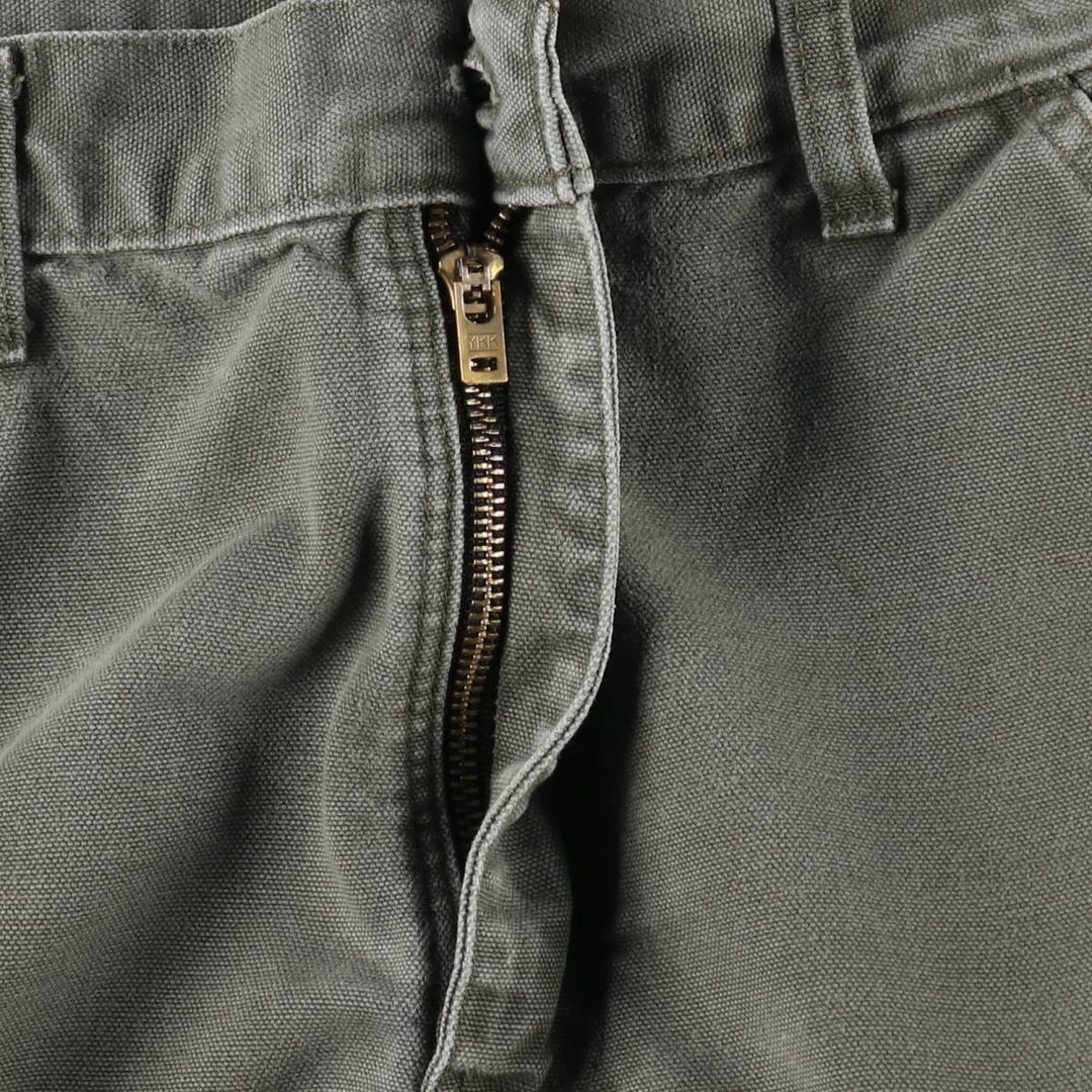 Carhartt Dungaree Fit Duck Painter Pants, Men's, W34 equivalent cotton Khaki type Vintage Second Hand