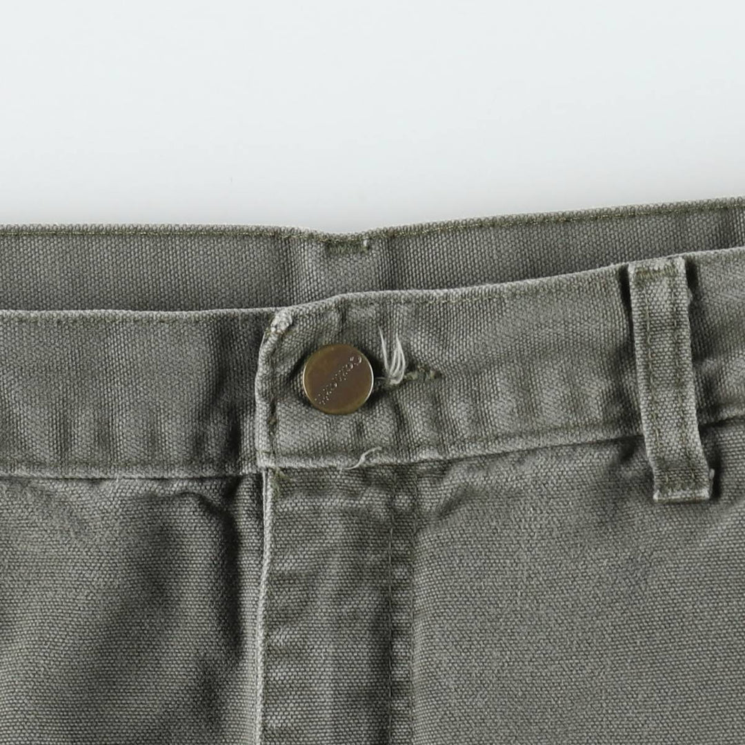 Carhartt Dungaree Fit Duck Painter Pants, Men's, W34 equivalent cotton Khaki type Vintage Second Hand