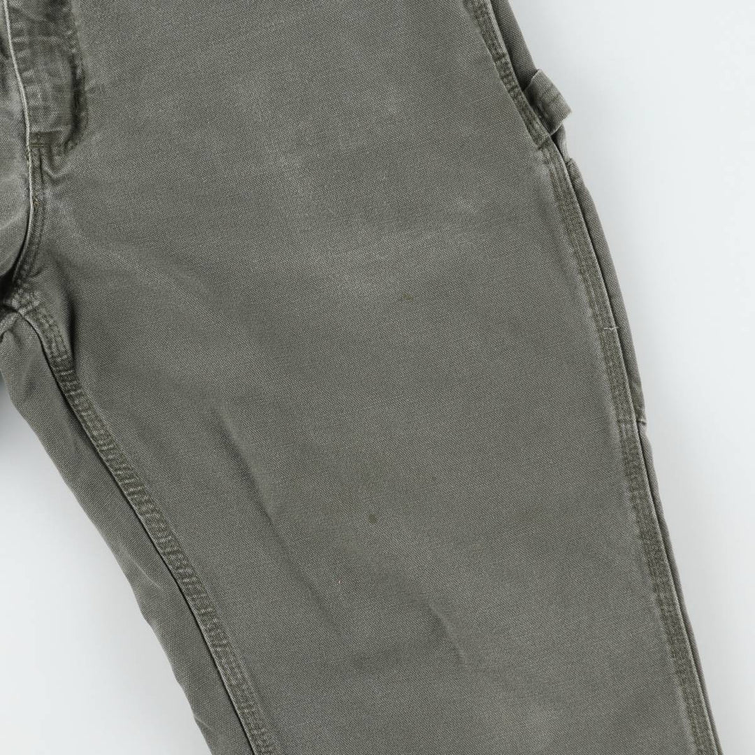 Carhartt Dungaree Fit Duck Painter Pants, Men's, W34 equivalent cotton Khaki type Vintage Second Hand