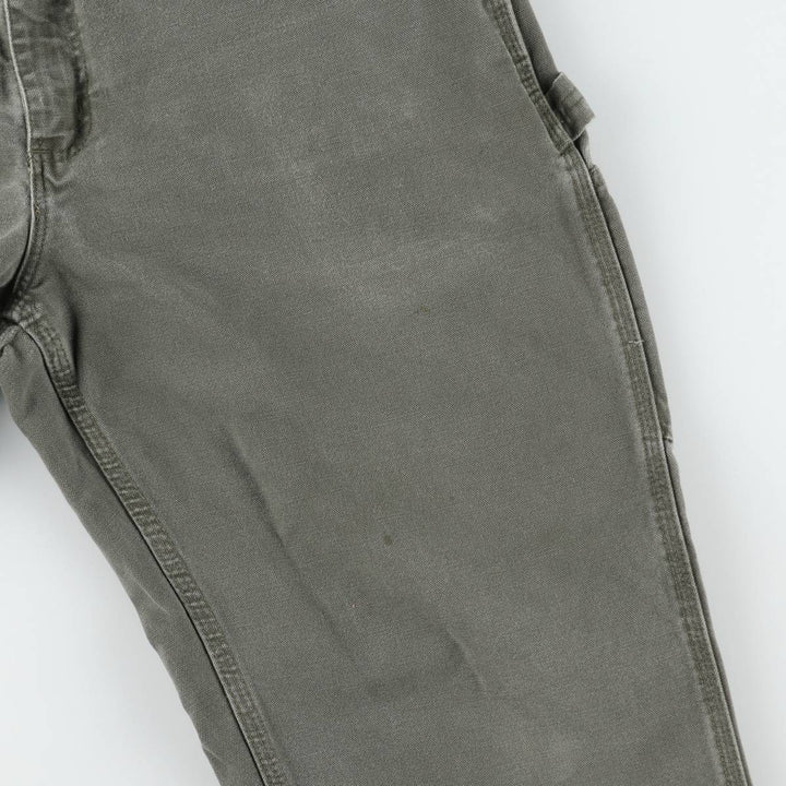 Carhartt Dungaree Fit Duck Painter Pants, Men's, W34 equivalent cotton Khaki type Vintage Second Hand