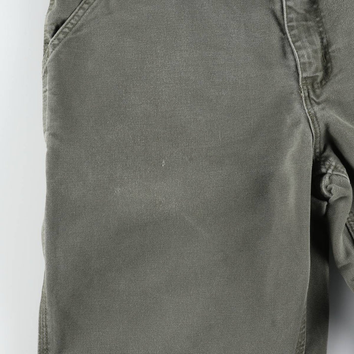 Carhartt Dungaree Fit Duck Painter Pants, Men's, W34 equivalent cotton Khaki type Vintage Second Hand