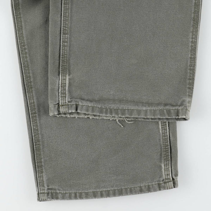 Carhartt Dungaree Fit Duck Painter Pants, Men's, W34 equivalent cotton Khaki type Vintage Second Hand
