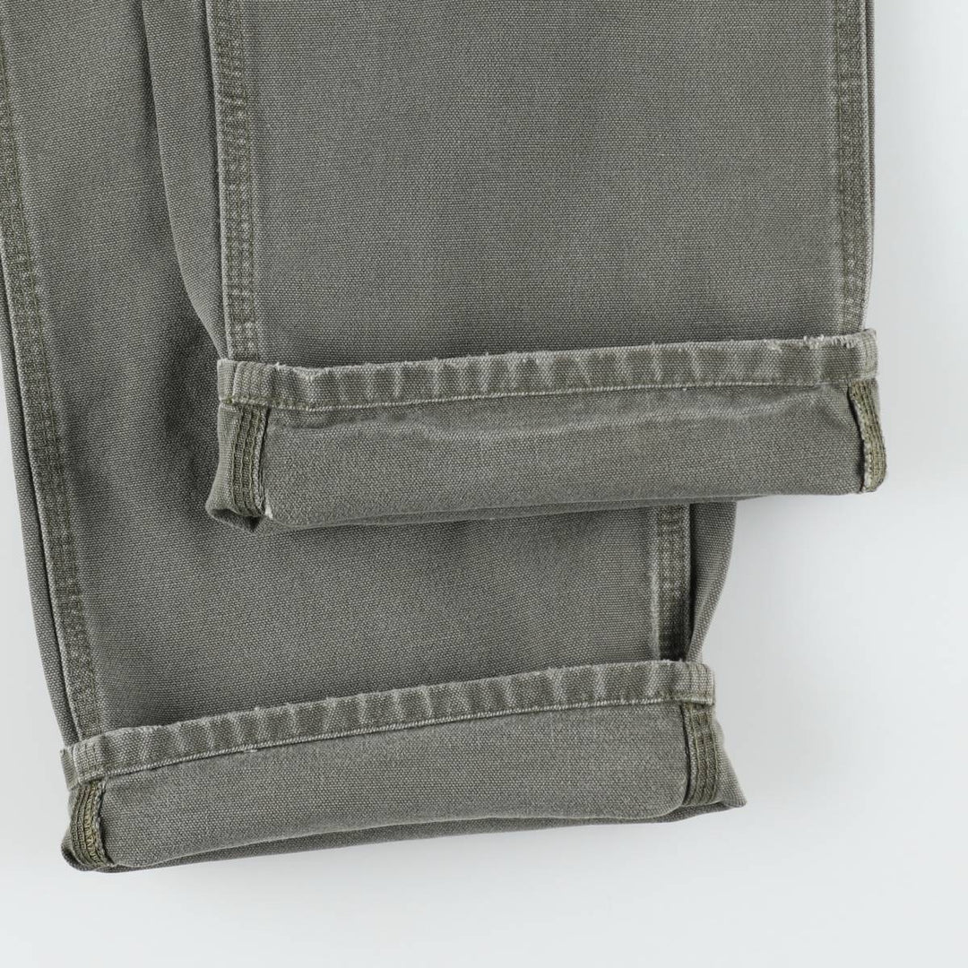 Carhartt Dungaree Fit Duck Painter Pants, Men's, W34 equivalent cotton Khaki type Vintage Second Hand