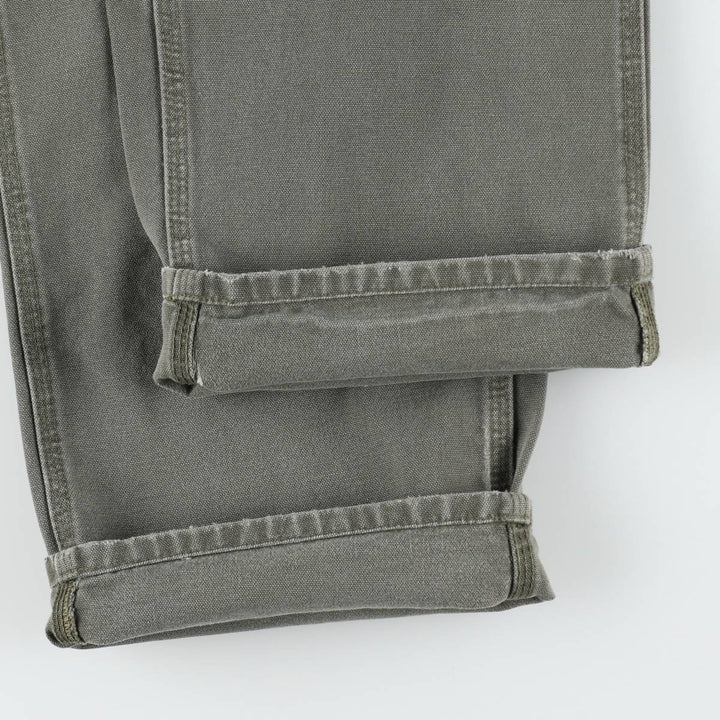 Carhartt Dungaree Fit Duck Painter Pants, Men's, W34 equivalent cotton Khaki type Vintage Second Hand
