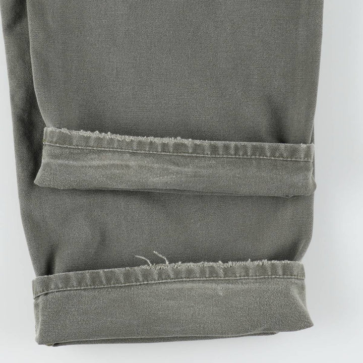 Carhartt Dungaree Fit Duck Painter Pants, Men's, W34 equivalent cotton Khaki type Vintage Second Hand