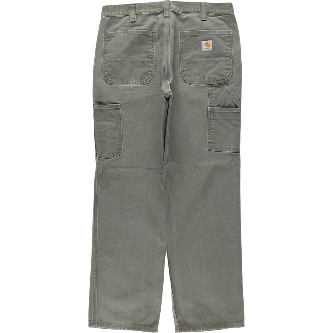 Carhartt Relaxed Fit Duck Painter Pants, Men's, Size 34 cotton Khaki type Vintage Second Hand
