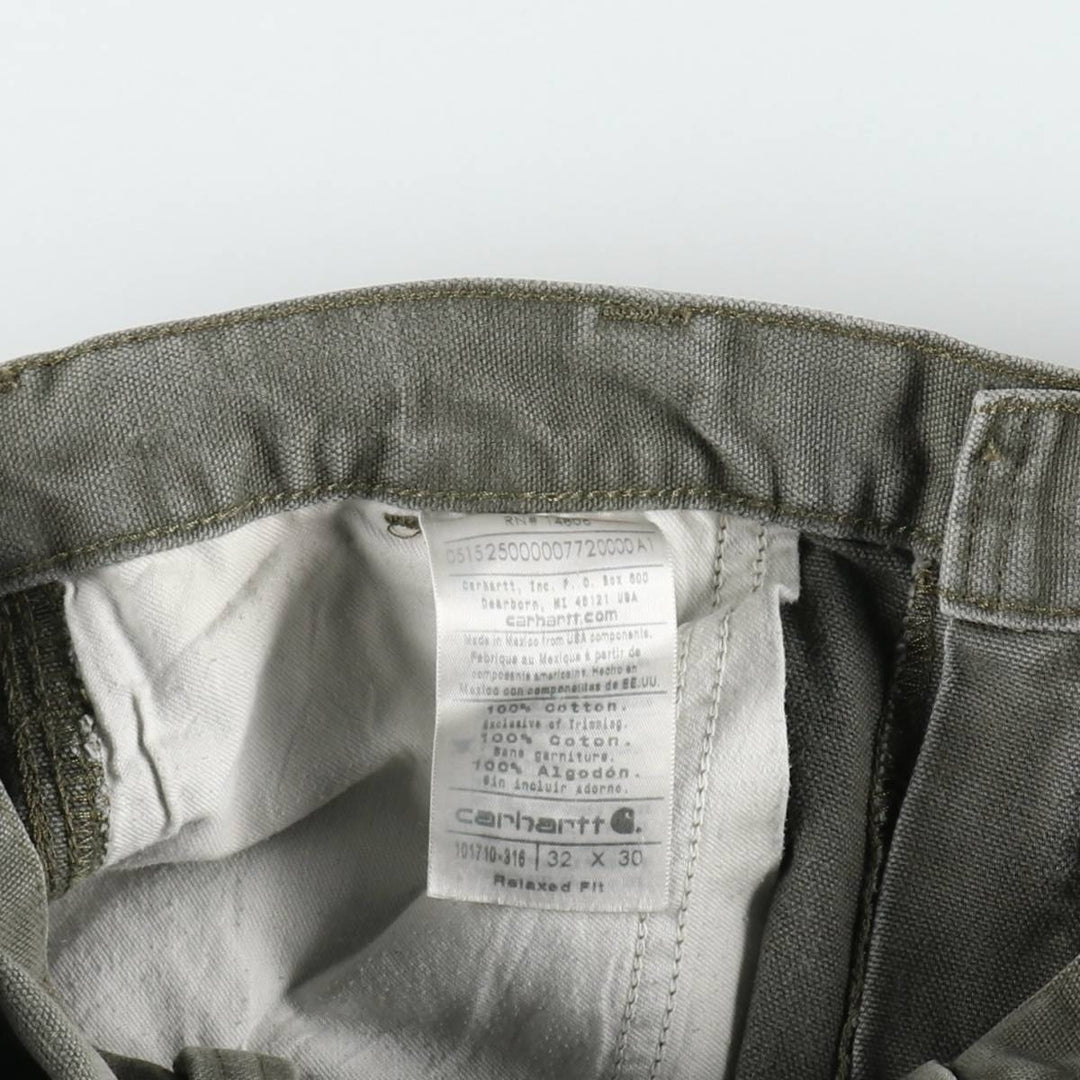 Carhartt Relaxed Fit Duck Painter Pants, Men's, Size 34 cotton Khaki type Vintage Second Hand