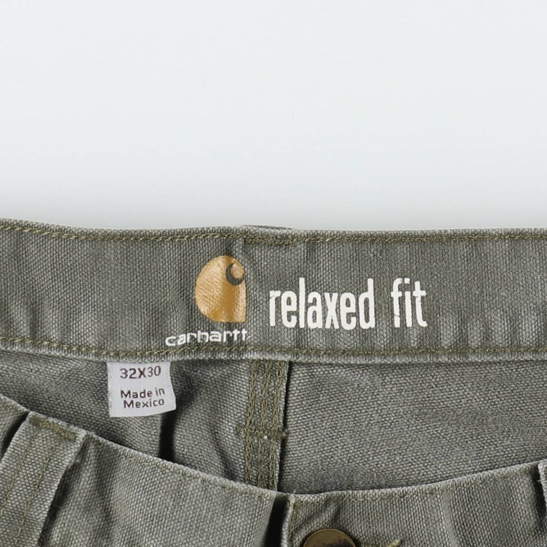 Carhartt Relaxed Fit Duck Painter Pants, Men's, Size 34 cotton Khaki type Vintage Second Hand