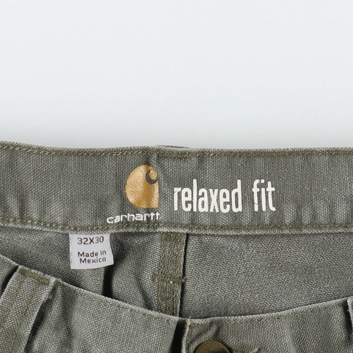 Carhartt Relaxed Fit Duck Painter Pants, Men's, Size 34 cotton Khaki type Vintage Second Hand