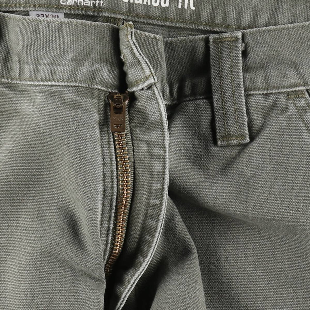 Carhartt Relaxed Fit Duck Painter Pants, Men's, Size 34 cotton Khaki type Vintage Second Hand