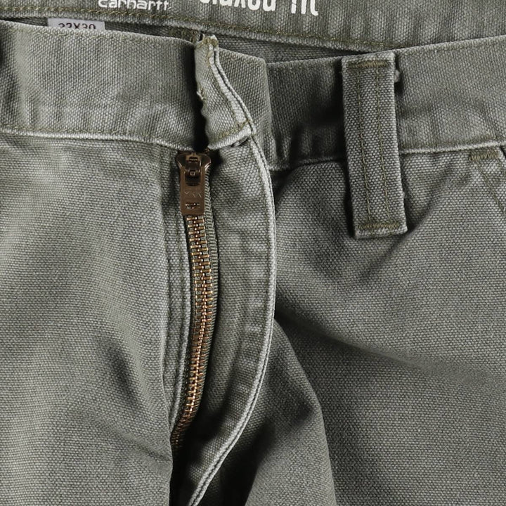 Carhartt Relaxed Fit Duck Painter Pants, Men's, Size 34 cotton Khaki type Vintage Second Hand