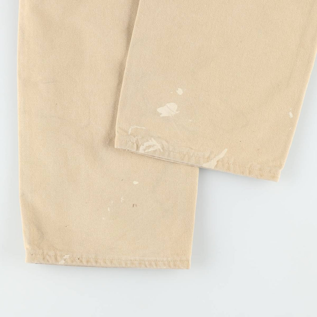 Carhartt Duck Painter Pants, Men's, W34 equivalent cotton Beige type Vintage Second Hand