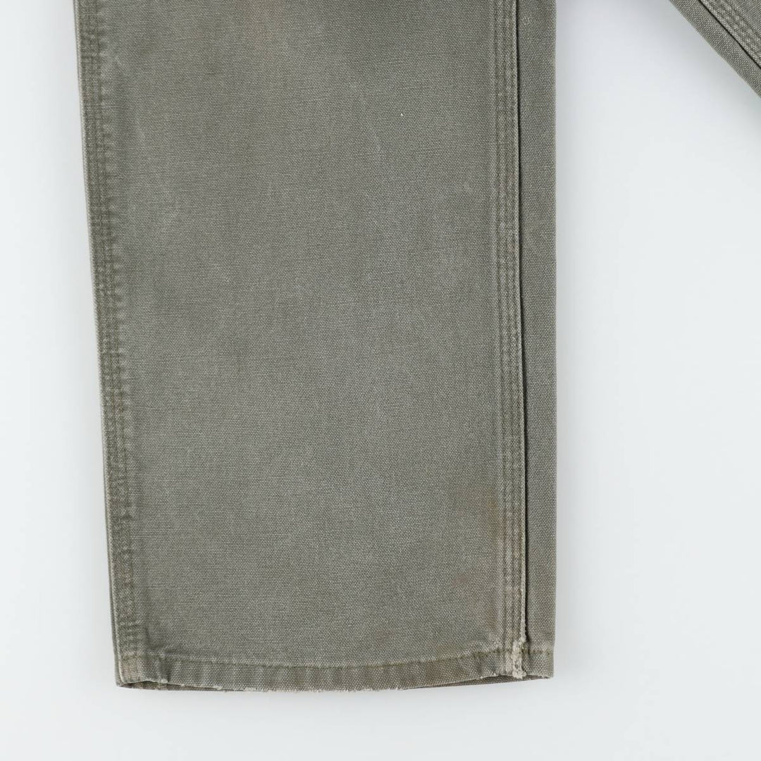 Carhartt Dungaree Fit Duck Painter Pants, Men's, W32 equivalent cotton Khaki type Vintage Second Hand