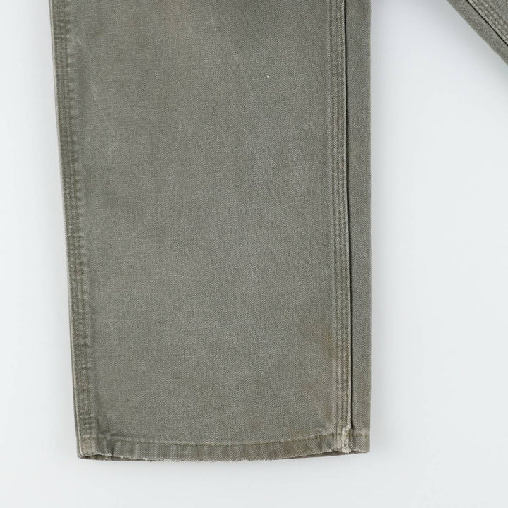 Carhartt Dungaree Fit Duck Painter Pants, Men's, W32 equivalent cotton Khaki type Vintage Second Hand