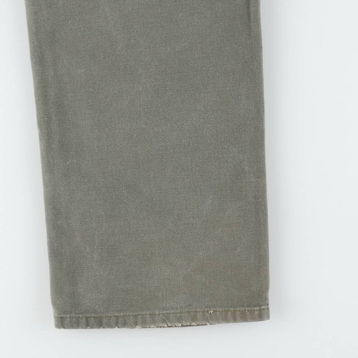 Carhartt Dungaree Fit Duck Painter Pants, Men's, W32 equivalent cotton Khaki type Vintage Second Hand